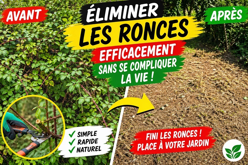 éliminer les ronces