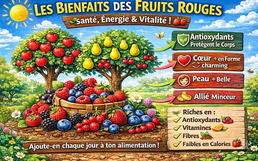 Les bienfaits des fruits rouges