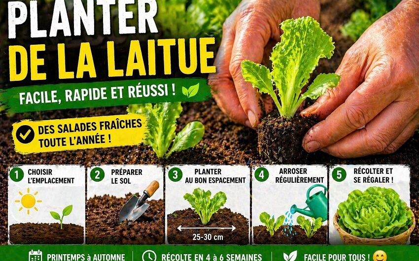 Planter de la laitue