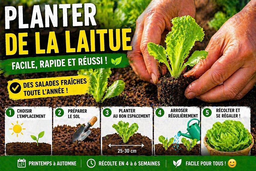 Planter la laitue