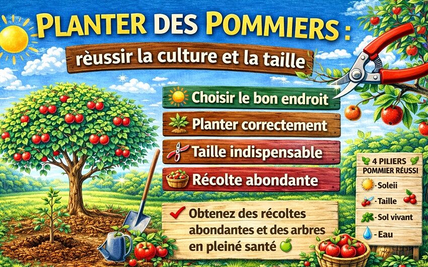 Planter des pommiers