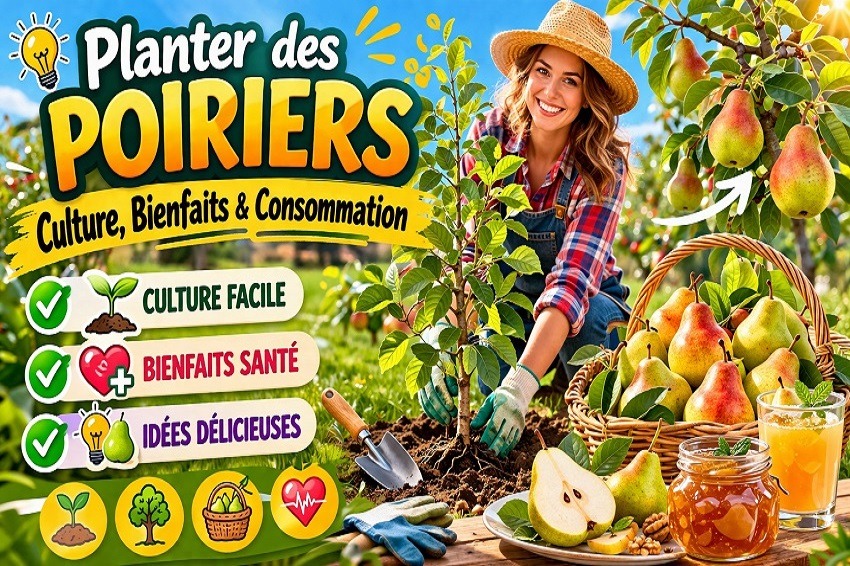 Pourquoi planter des poiriers