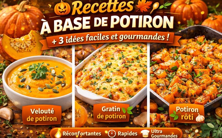 Recettes à base de potiron