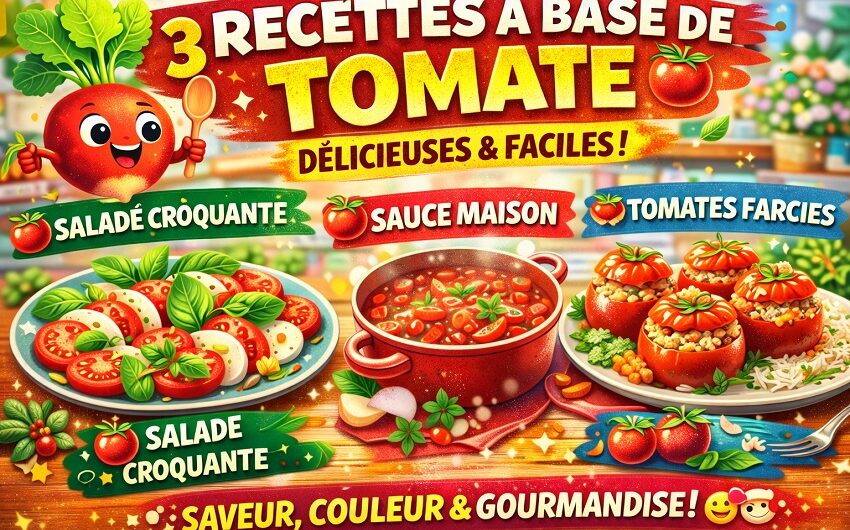 Recettes à base de tomate