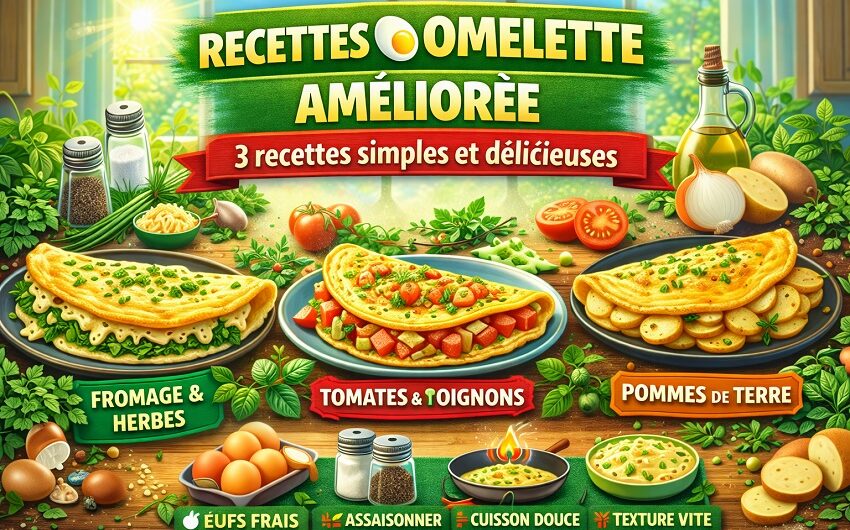 Recettes omelette améliorée