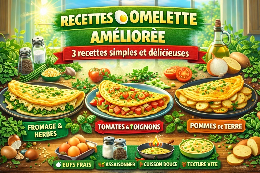 recettes améliorer tes omelettes