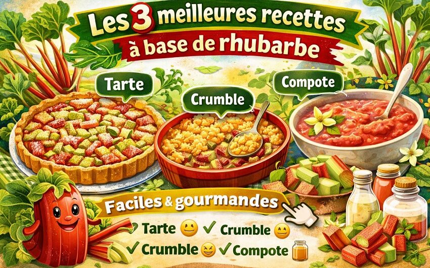Rhubarbe recettes faciles