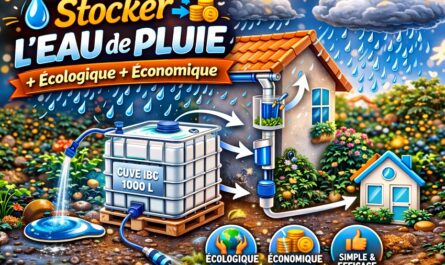 Economiser l'eau de pluie