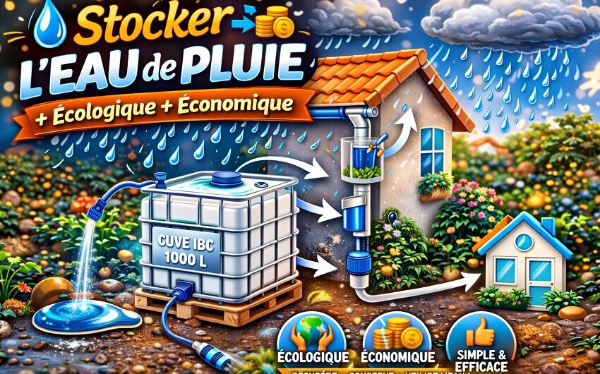Stocker l’eau de pluie