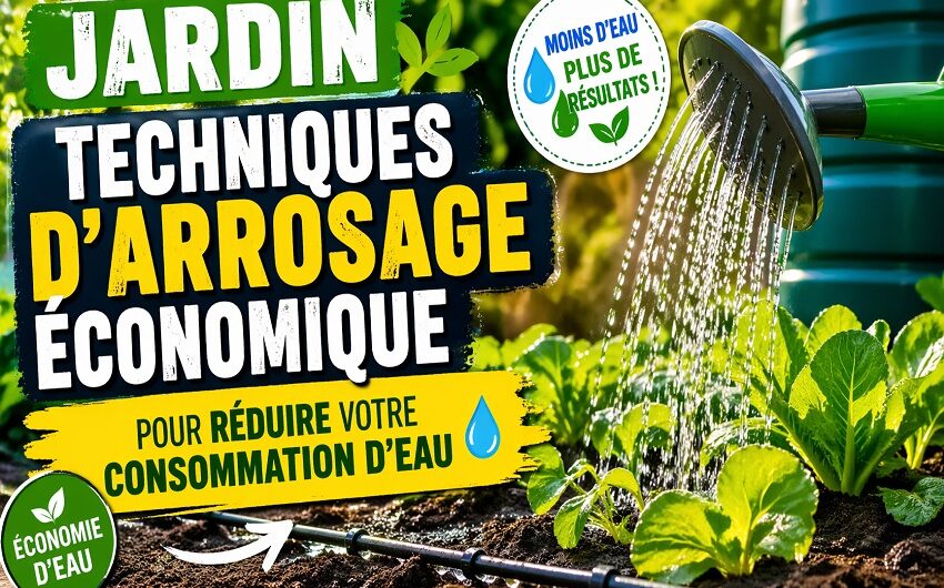 Techniques d’arrosage économique