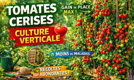 culture verticale des tomates cerises