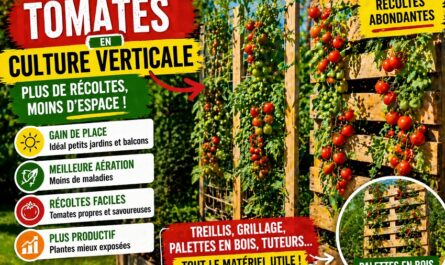 Tomates culture verticale