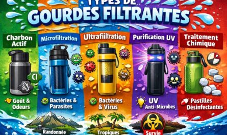 Les types de gourdes filtrantes