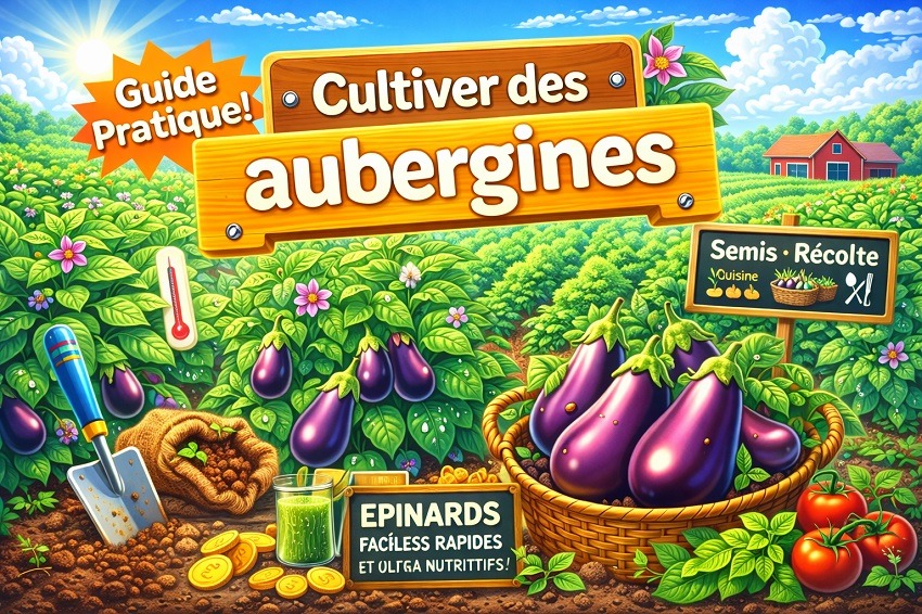planter les aubergines