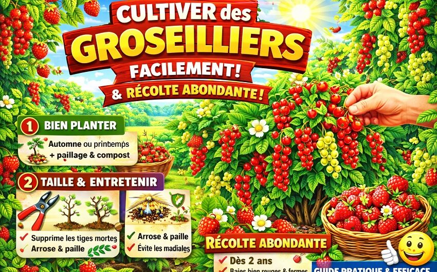 Cultiver des groseilliers