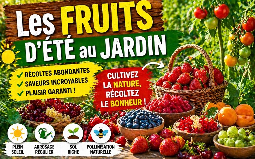 Les fruits d’été au jardin