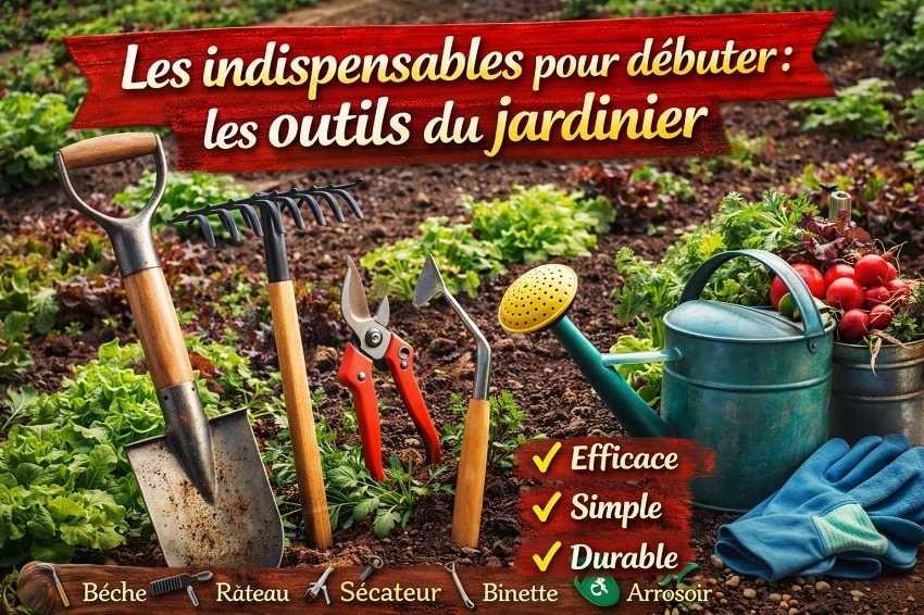 outils essentiels du jardinier