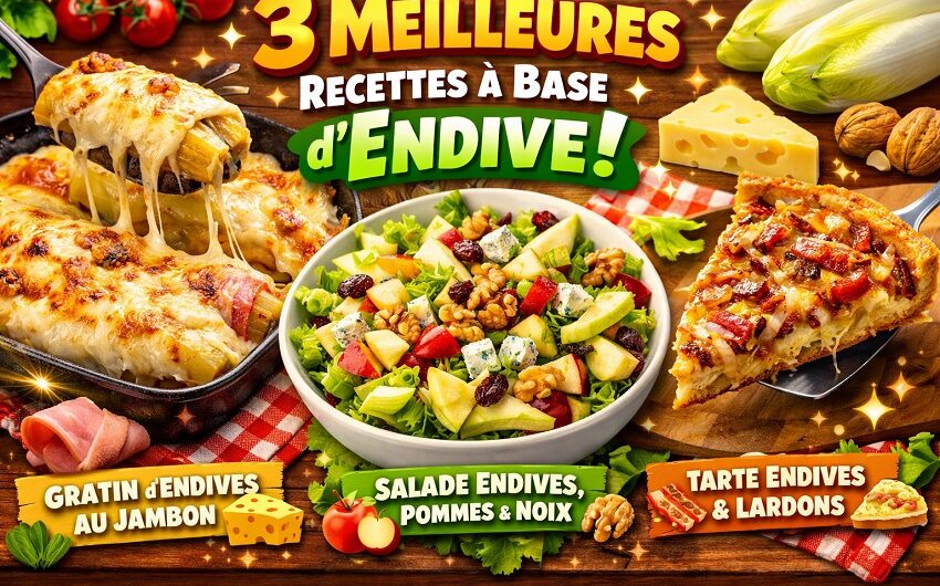 Recettes à base d’endives