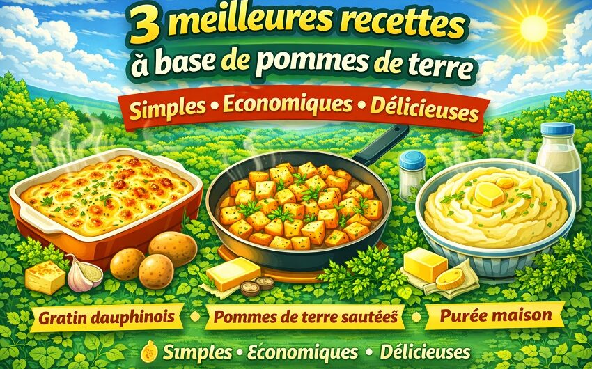 Recettes à base de pommes de terre