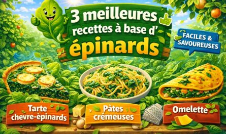 épinards recettes faciles