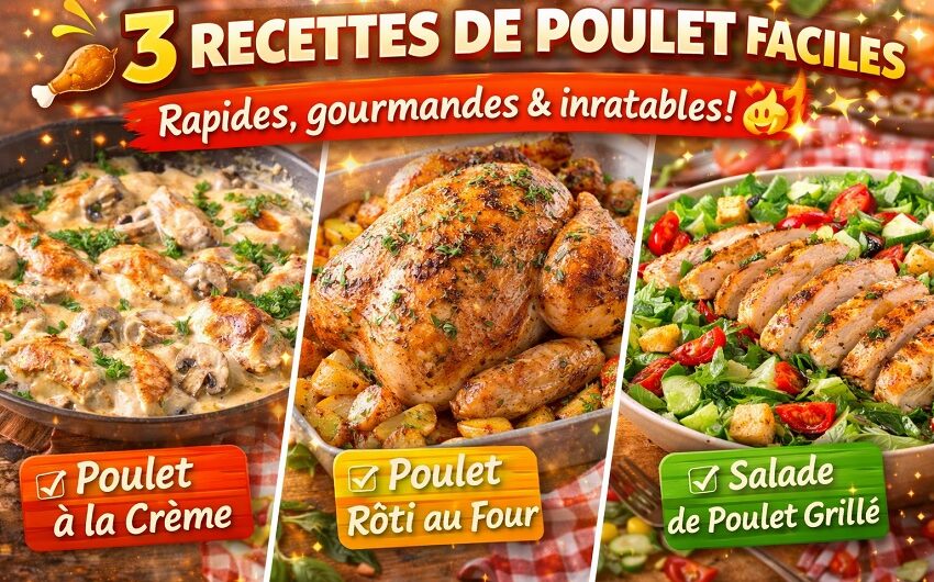 Recettes de poulet faciles
