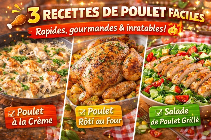 recettes de poulet