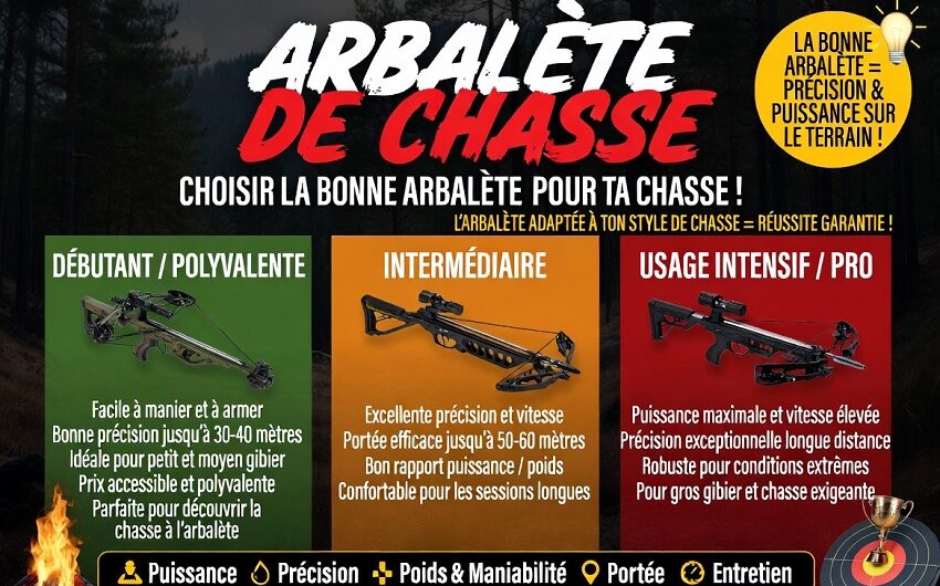 Arbalète de chasse