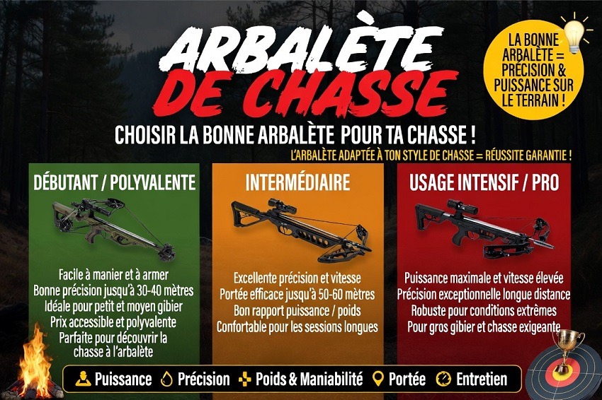 Une arbalète de chasse