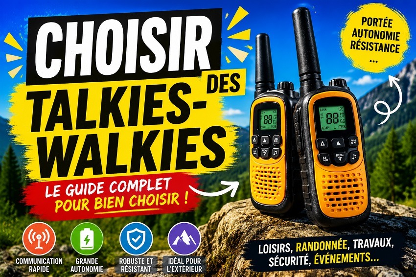 Choisir des talkies-walkies : guide pratique