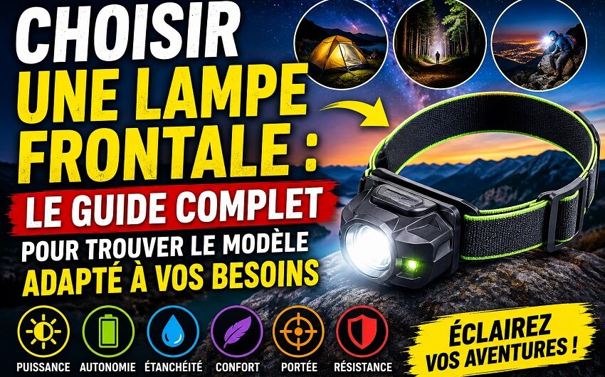 Choisir une lampe frontale