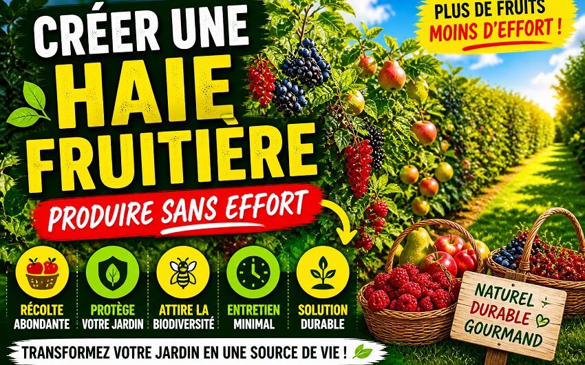 Créer une haie fruitière