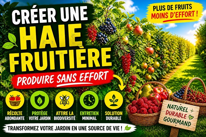 Créer une haie fruitière efficace