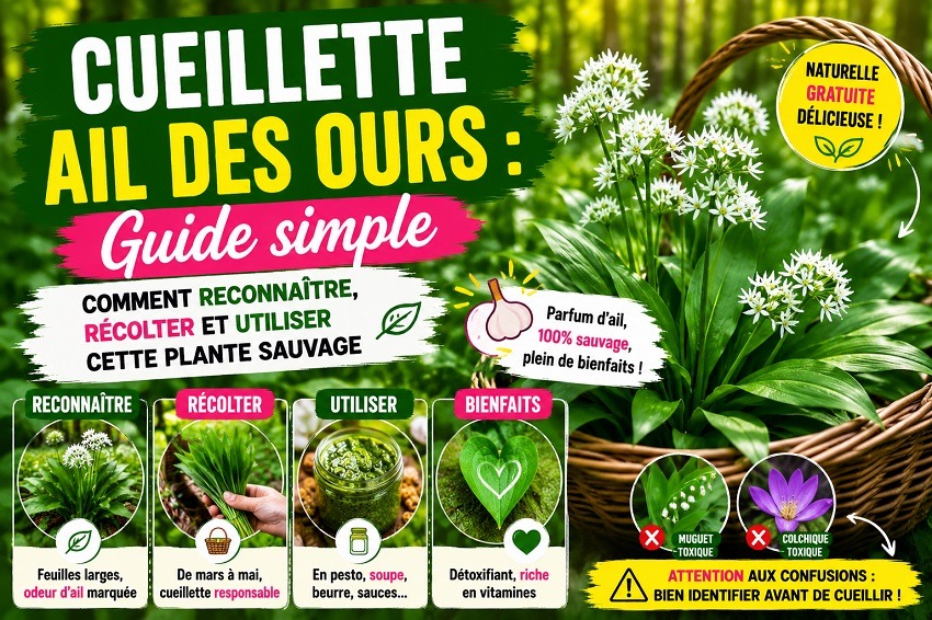 Cueillette ail des ours : Guide simple