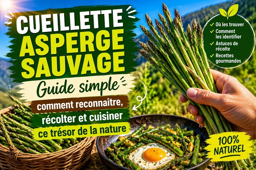 Cueillette asperge sauvage : Guide simple