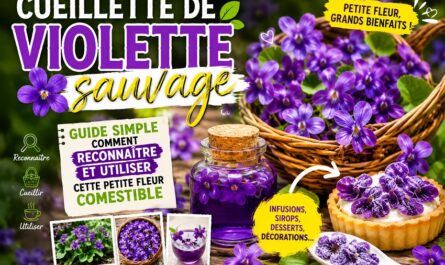 Cueillette de violette sauvage : guide simple