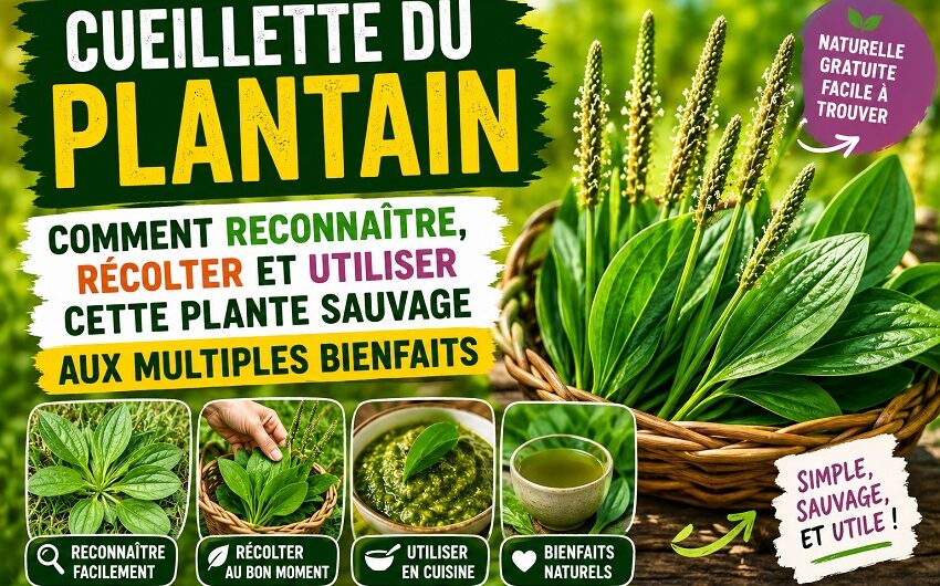 La cueillette du plantain