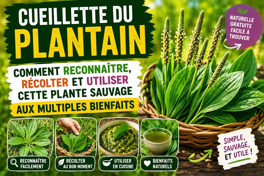 La cueillette du plantain