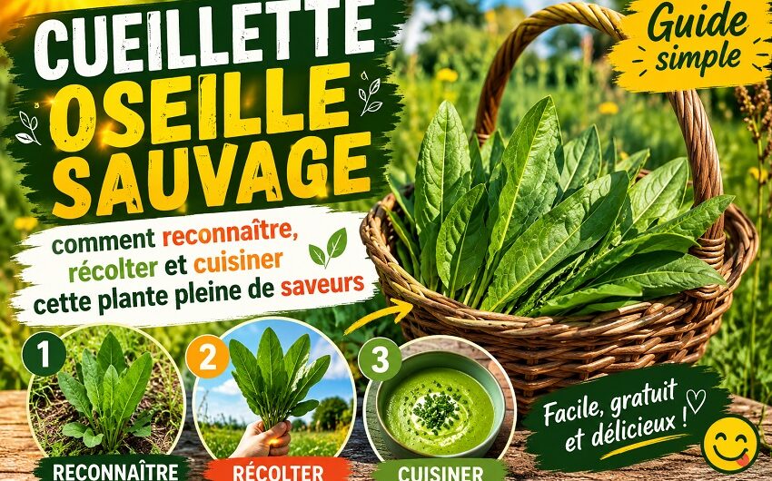 Cueillette oseille sauvage