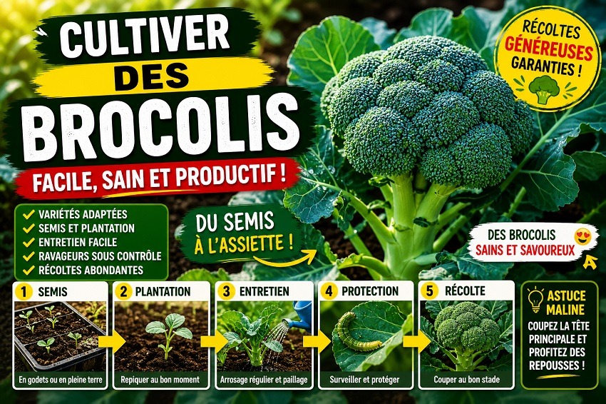 Cultiver des brocolis facilement