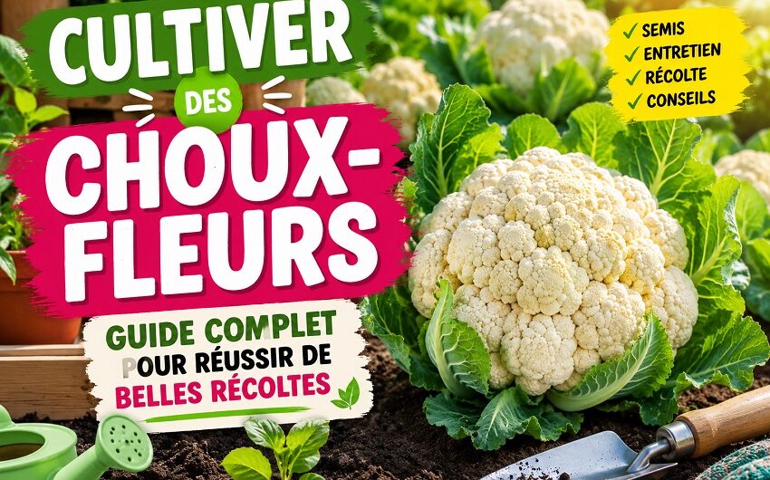 Cultiver des choux-fleurs