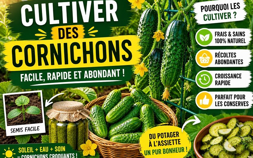 Cultiver des cornichons