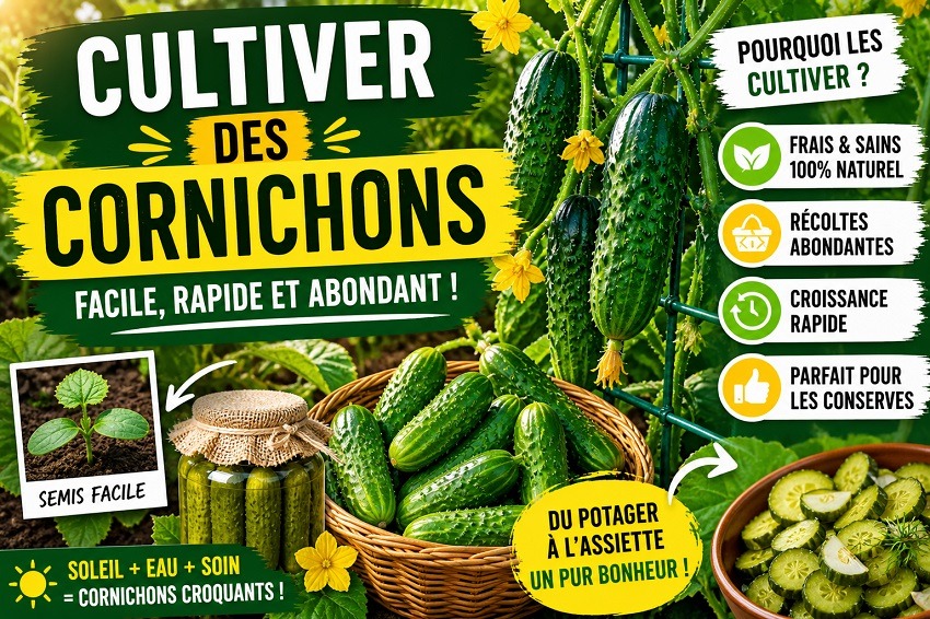 Cultiver des cornichons croquants