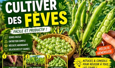 Cultiver des fèves au potager
