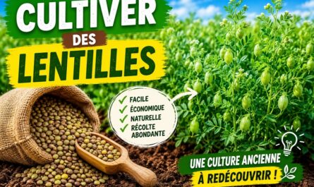 Cultiver des lentilles au potager