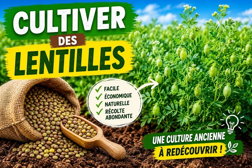 Cultiver des lentilles au potager