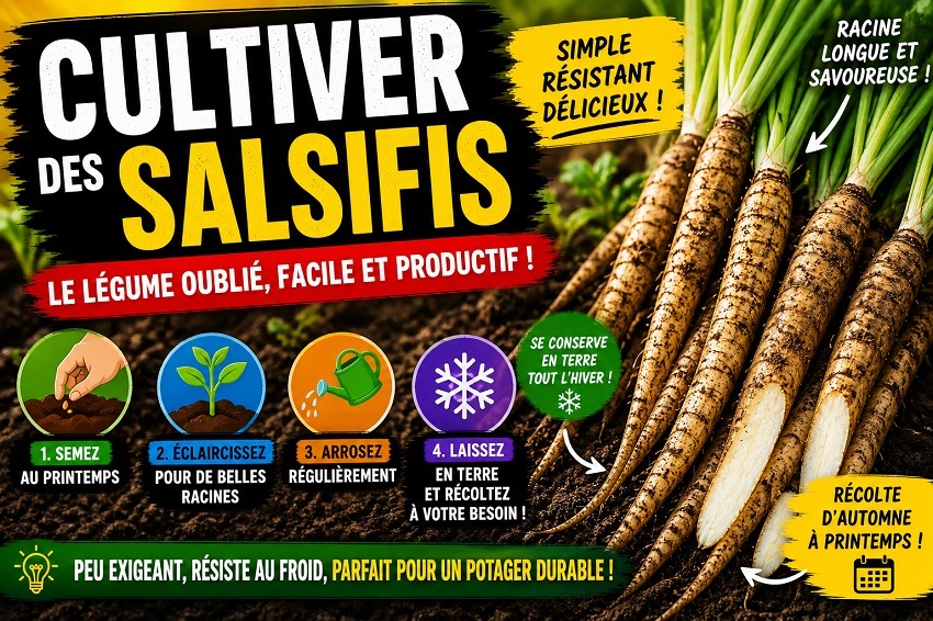 Cultiver des salsifis facilement