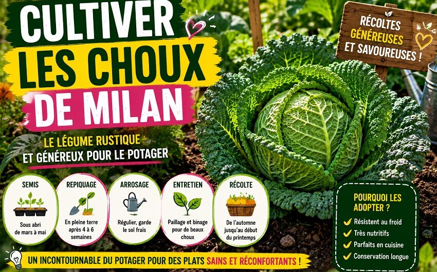 Cultiver les choux de Milan