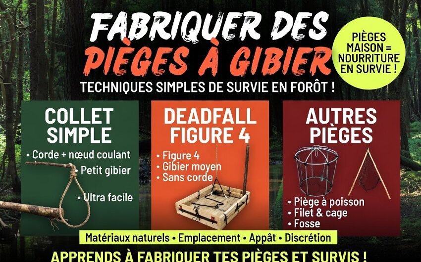 Fabriquer des Pièges à Gibier