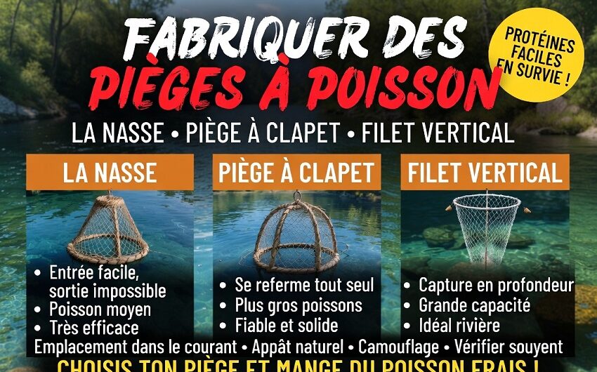 Fabriquer des Pièges à Poisson