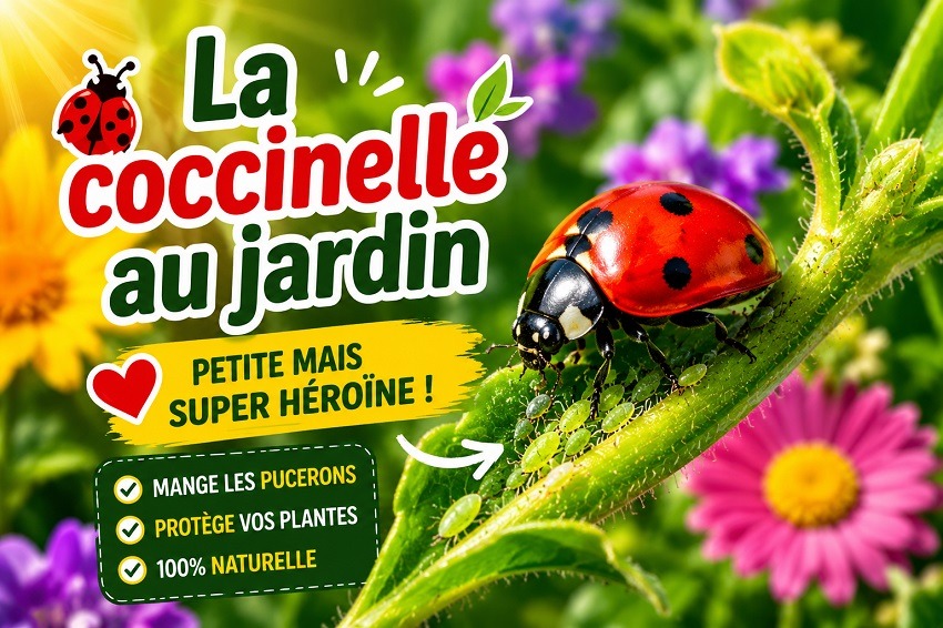 La coccinelle au jardin : Guide complet